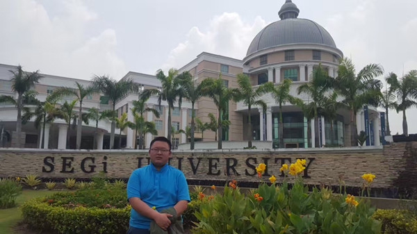 太阳成张政同学即将踏上赴马来西亚留学之路！