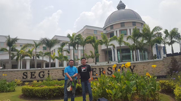 太阳成张政同学即将踏上赴马来西亚留学之路！