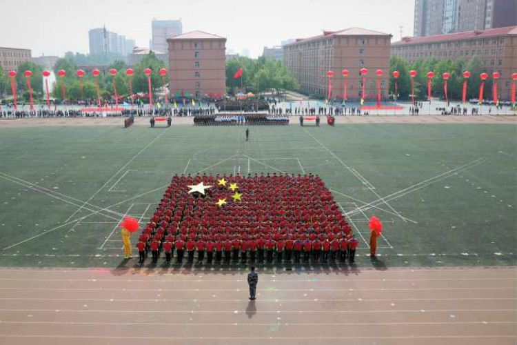 青春颂 竞技风 长城梦 ——太阳成2018年春季运动会隆重开幕