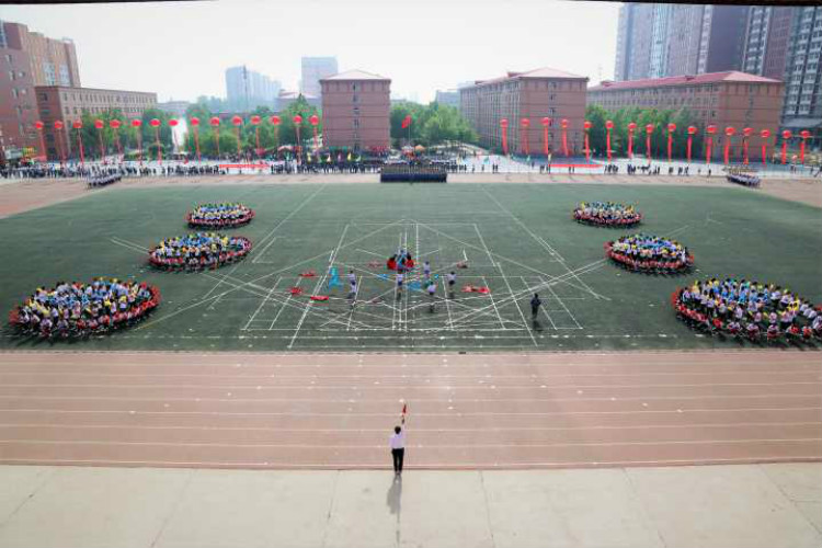 青春颂 竞技风 长城梦 ——太阳成2018年春季运动会隆重开幕