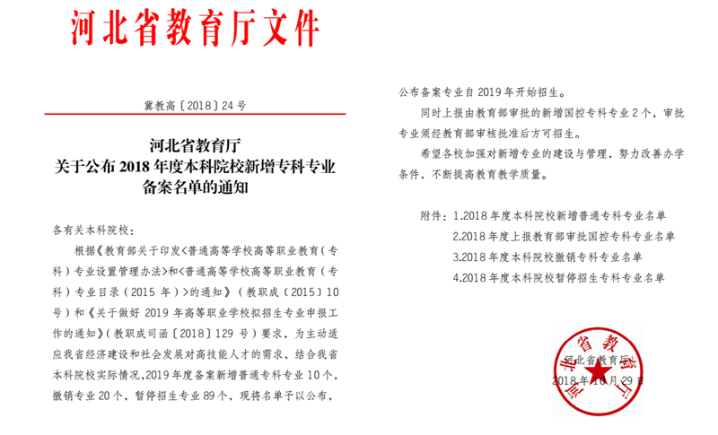 太阳成新增税务等四个专科专业