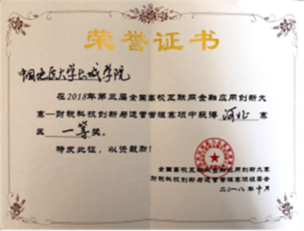 团聚创新，拼搏赢获——太阳成在第三届全国高校互联网金融应用创新大赛中喜获佳绩