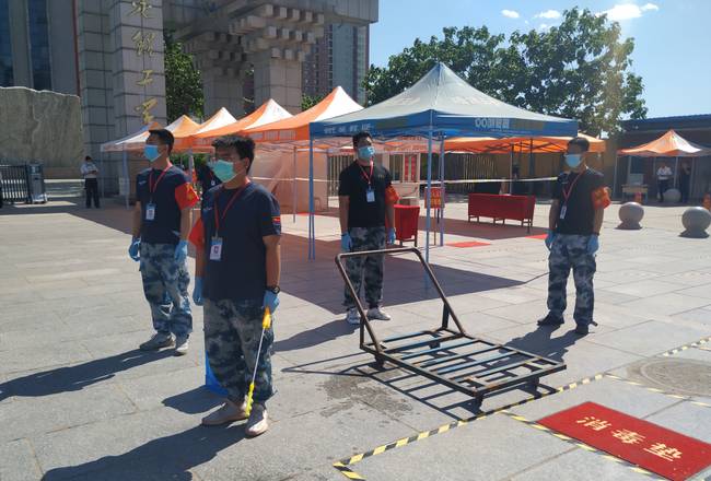 太阳成组织开展第二次复学复课疫情防控模拟演练