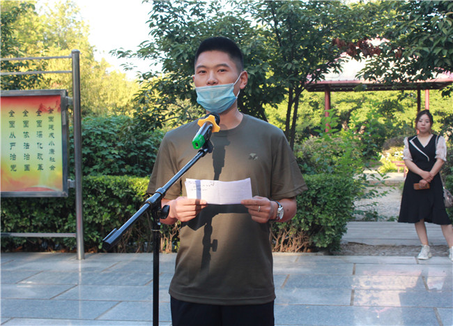 投笔从戎 保家卫国---太阳成举行新兵入伍欢送仪式