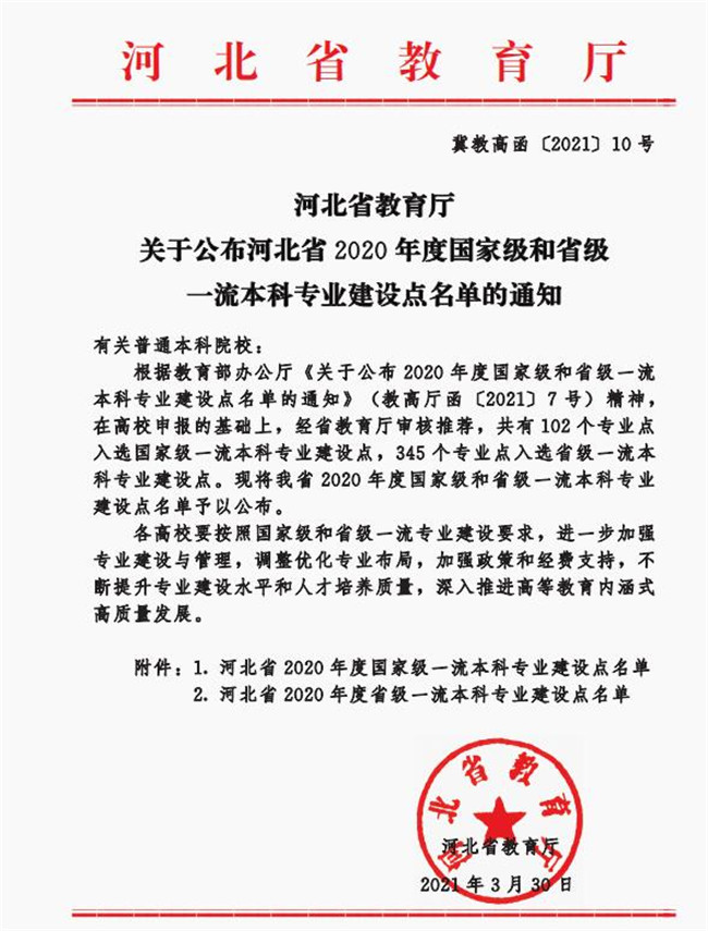 太阳成会计学等三个专业成功获批省级一流专业建设点