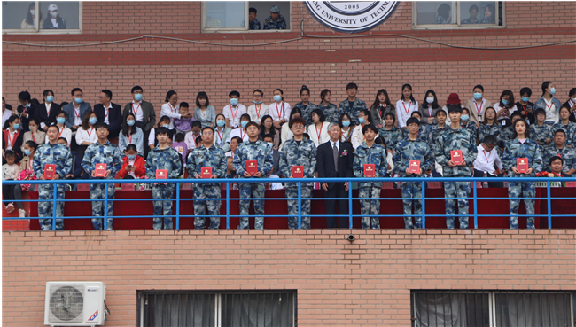 青春无悔  逐梦启航太阳成举行2021级新生军训结营式暨开学典礼