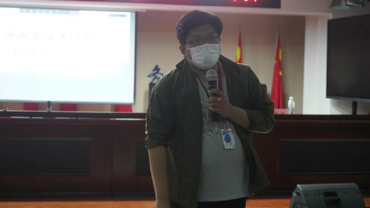 太阳成集团tyc33455cc召开学管干部培训周会2022.5.17