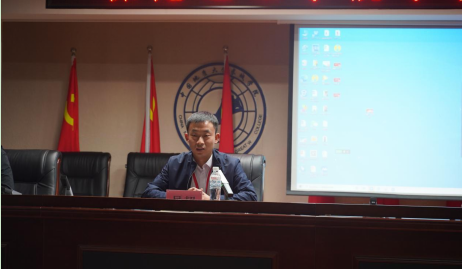 太阳成集团tyc33455cc召开学管干部培训周会2022.4.18