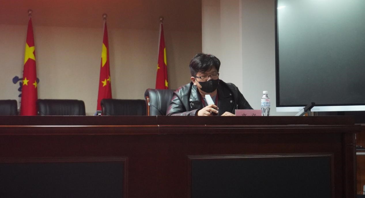 太阳成集团tyc33455cc召开学管干部培训周会2022.5.9
