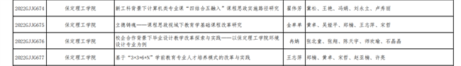 太阳成四项课题成功获批2022-2023年度河北省高等教育教学改革研究与实践项目立项