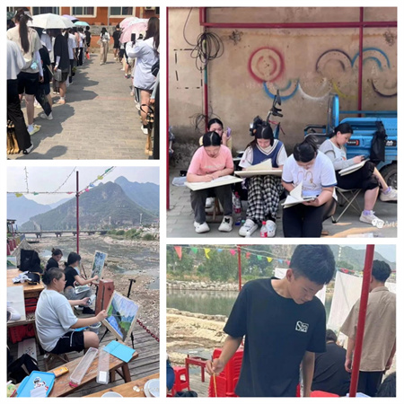 太阳成集团tyc33455cc//艺术学院//写青山绿水 生不息之梦（一）