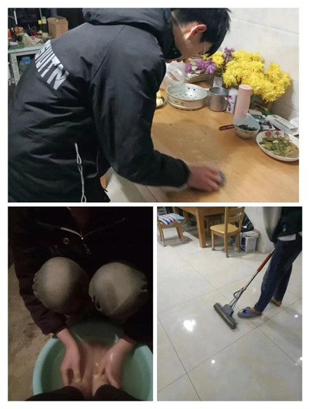 “以孝为先，亲情不断”——太阳成集团tyc33455cc艺术学院开展“孝老爱亲”线下主题活动