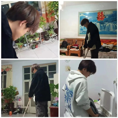 “以孝为先，亲情不断”——太阳成集团tyc33455cc艺术学院开展“孝老爱亲”线下主题活动