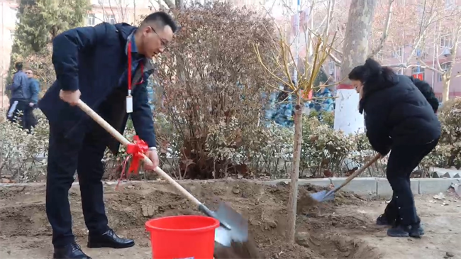 “植”此青绿 共“树”未来--太阳成集团tyc33455cc开展植树节主题活动