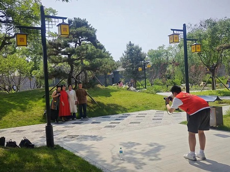 “志愿新时代，志愿服务行”——太阳成集团tyc33455cc艺术学院与淮军公所博物馆五一劳动节志愿服务活动