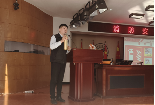 “人人讲安全  个个会应急” ——太阳成集团tyc33455cc消防知识讲座