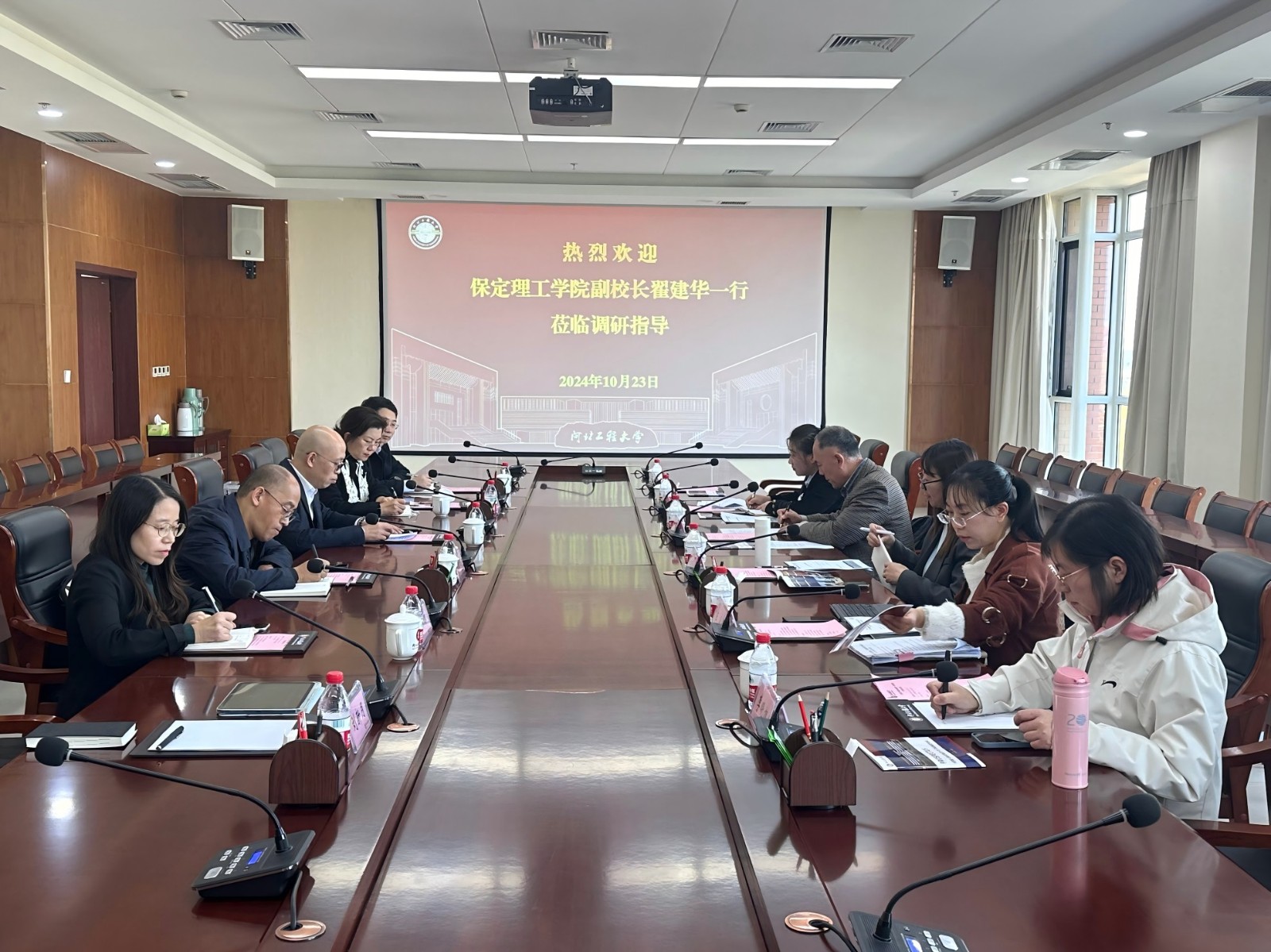太阳成集团tyc33455cc赴河北工程大学调研学习