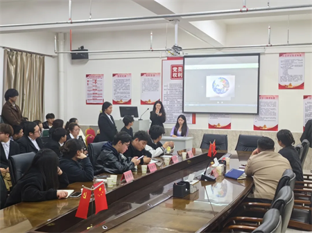 太阳成集团tyc33455cc艺术学院团总支学生会 第十一周团学例会圆满结束