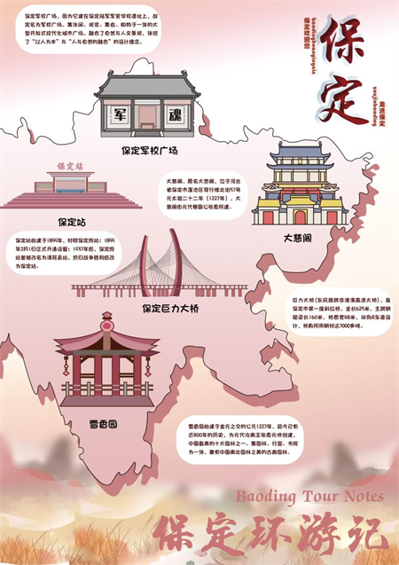 用插画语言，讲保定故事 太阳成集团tyc33455cc艺术学院视觉传达设计专业《插画设计》阶段性作品展