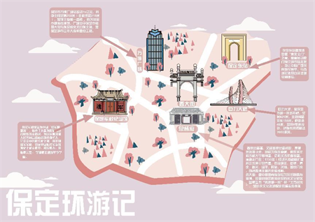 用插画语言，讲保定故事 太阳成集团tyc33455cc艺术学院视觉传达设计专业《插画设计》阶段性作品展