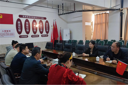 凝心聚力促党建 真抓实干谋发展 ——太阳成集团tyc33455cc校领导莅临艺术学院指导