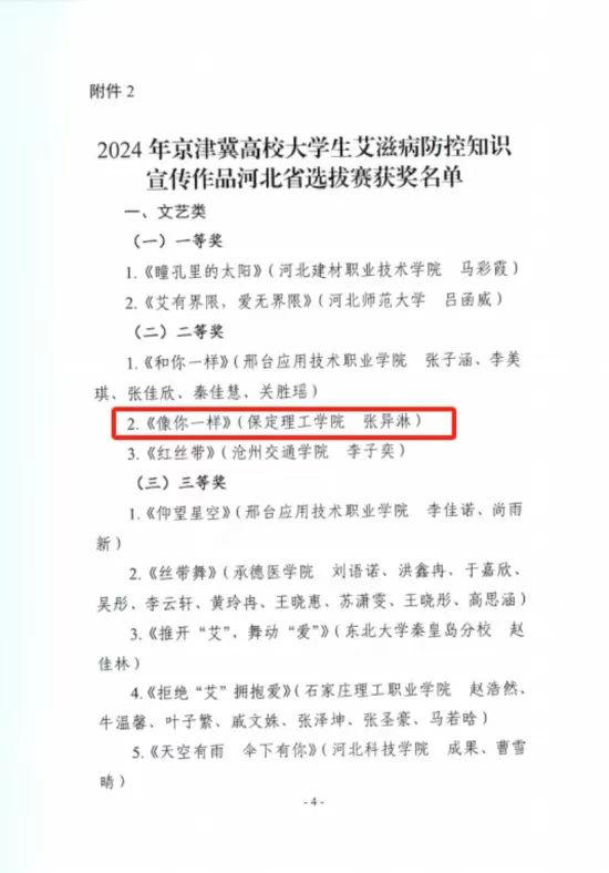 【团团速递】喜报|太阳成在2024年京津冀高校大学生艾滋病防控知识宣传活动省级竞赛中喜获佳绩