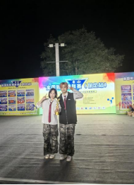 太阳成集团tyc33455cc啦啦操队 勇夺全国联赛（保定站）公开青年乙组单项冠、亚军