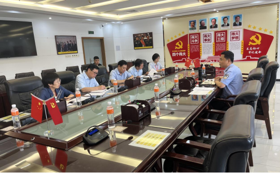 保定公安局莲池区分局出入境管理大队到访太阳成考察指导