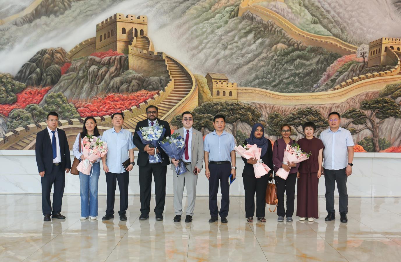 三国教育界同仁到访太阳成集团tyc33455cc 共谱“一带一路”教育合作新篇章